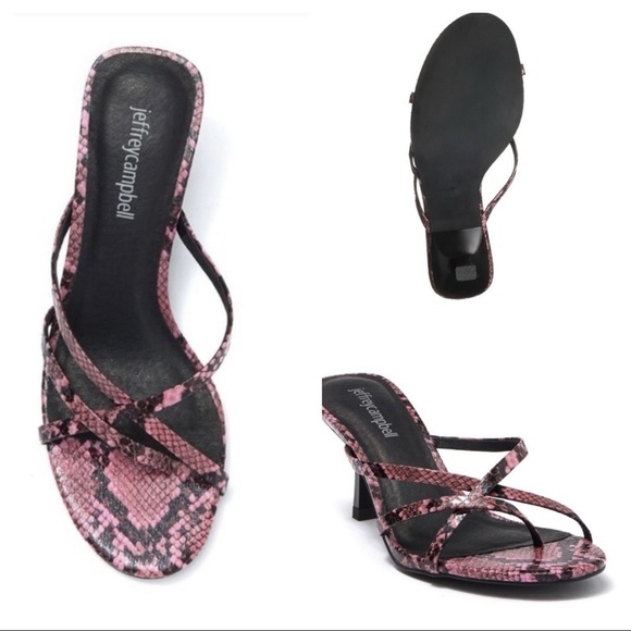 Jeffrey Campbell Snake Mule Sandals DANAH Size 7.5 - Picture 1 of 11